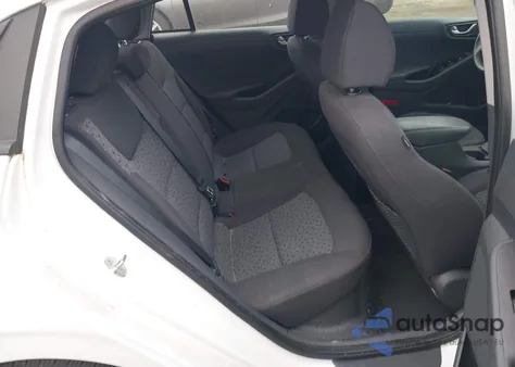 2017 Hyundai Ioniq Hybrid Blue из США, поврежденный, VIN KMHC65LC3HU030611